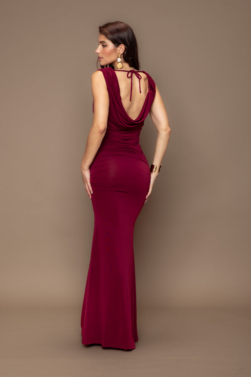 Robe Céleste bordeaux