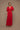 Robe charmeuse rouge brique
