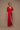Robe charmeuse rouge brique