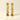 Ariane Earrings, Hammered Gold Plates