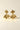 Daphne Earrings, Gold-Plated Bay Leaves