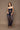 Pantalon Signature dentelle bleu marine 1