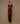 Burgundy tie-front skirt By Louise
